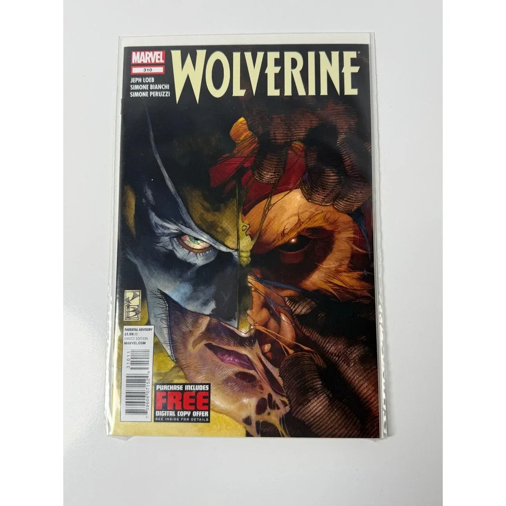 Wolverine 310 Marvel 2012 Jeph Loeb Simone Bianchi Sabretooth Reborn Cover A